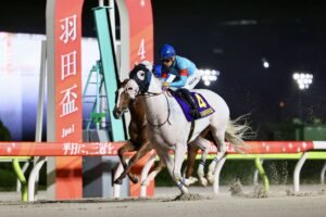 アマンテビアンコ、羽田盃でダート3冠初戦を制す!